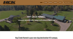 Desktop Screenshot of haycreekkennel.com